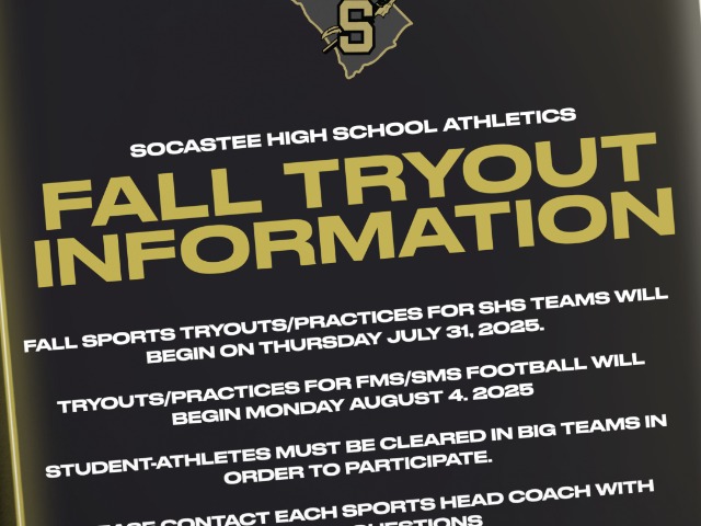 Tryout / Practice Information for Fall 2025 Announced