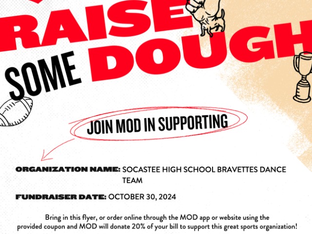 Bravette Fundraiser 10/30 @ MOD Pizza