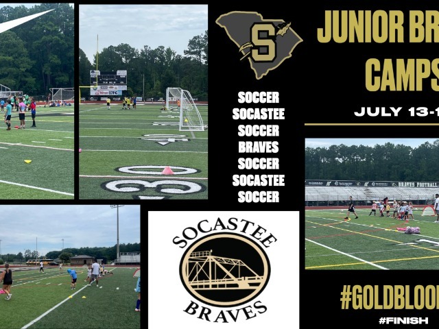 Week 5 of Junior Braves Camps: 77 Campers for Soccer!