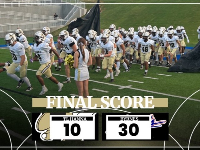 Varsity Football Falls at Byrnes