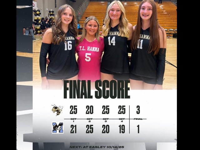 Varsity Volleyball Wins on Senior Night