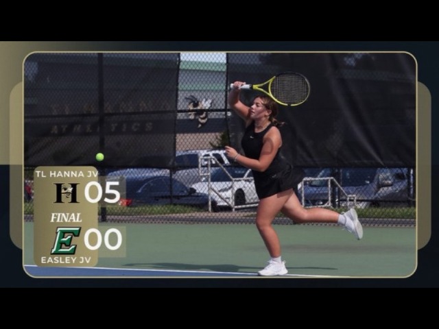 JV Girls Tennis Rolls at Easley
