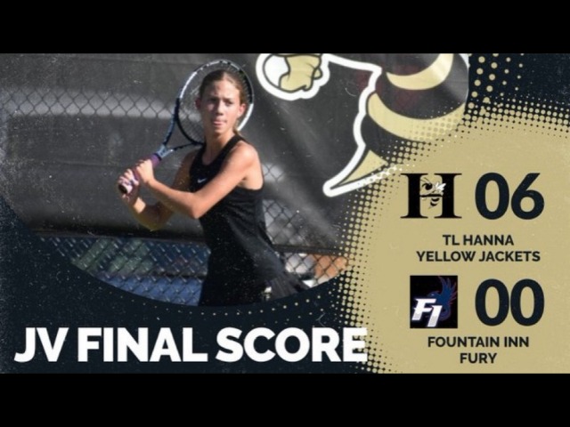 JV Girls Tennis Beats Fountain Inn JV