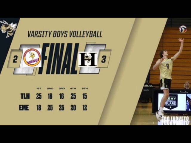 Boys Volleyball Avenges Early Season Loss vs Emerald