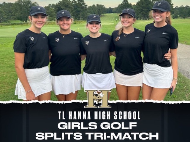 Girls Golf splits Tri-Match