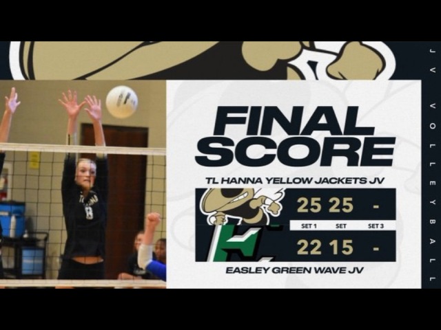 JV Volleyball Sweeps Easley JV on Road