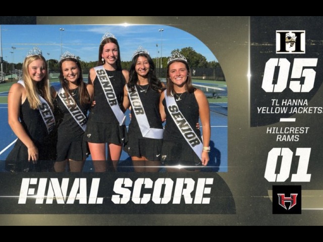 Girls Tennis Wins on Senior Night