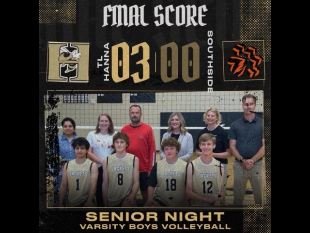 Boys Volleyball Sweeps Southside on Senior Night