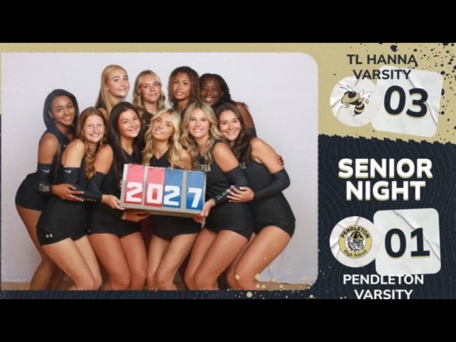 Varsity Volleyball Wins on Senior NIght