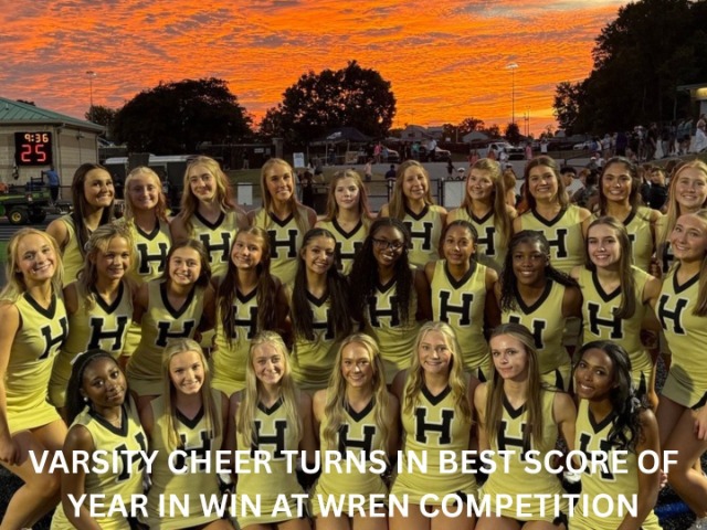 Varsity Cheer Turns In Season Best Performance at Wren