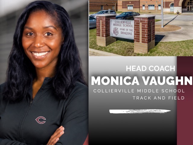 Collierville Middle Announces Monica Vaughn as Head Boys and Girls Track & Field Coach