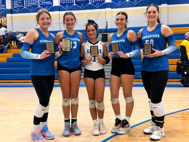 Lady Eagles Volleyball Secure Region Championship