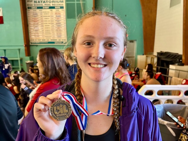 Ball High Swim Competes in Region V-5A Championships