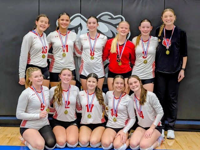 BMS Volleyball at District Tournament