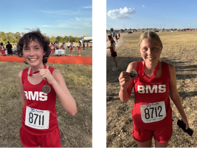 Belton Middle School Cross Country Places at Bronco Middle School Invitational