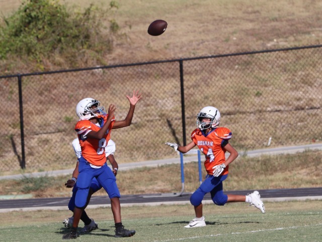 River Valley Edges Bonham 8th Grade B Team 20-6 at Herman Anderson Field