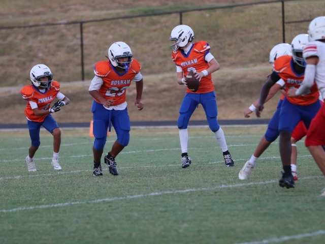 Huffman’s Touchdown Pass and Clutch Defense Lift Bonham 8th Grade A Past Lake Belton, 8-6