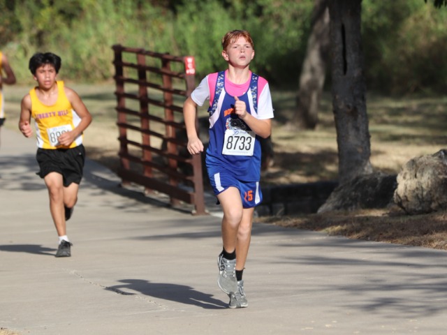 Bonham Bulldogs 7th Grade Battle at Broncho Middle School Cross Country Meet