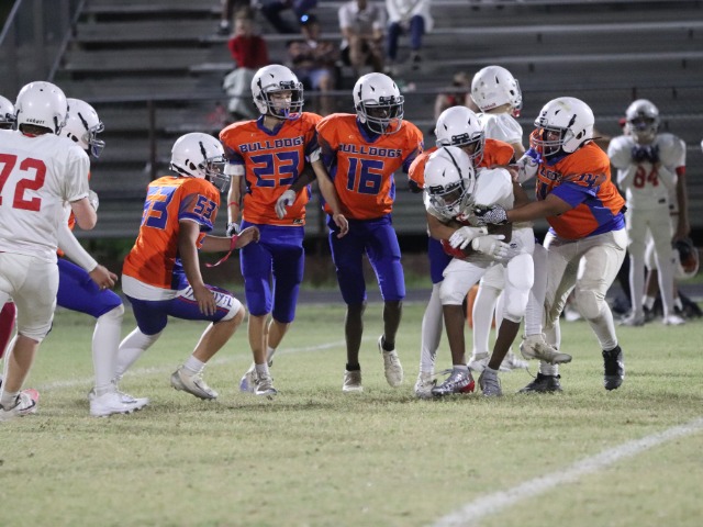 Bulldog 8th Grade B falls to SC Lee 43-32