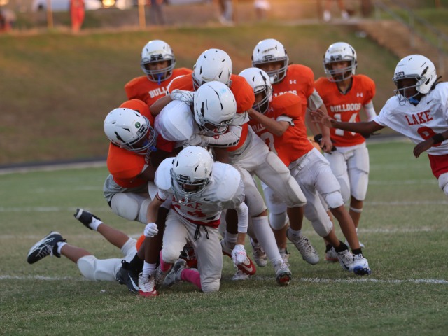 Bulldogs Unleash Dominant Performance: Bonham 7th Grade A Shuts Out Lake Belton 31-0