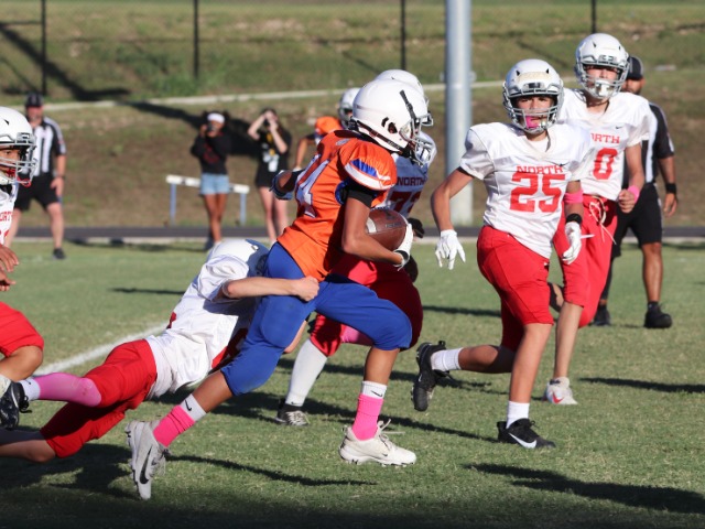 North Belton Tops Bonham 8th Grade B Team 14-0 at Herman Anderson Field