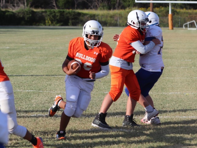 Bulldog 7th Grade plays Copperas Cove to 18-18 draw