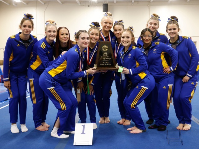 Lady Pioneers are District Champions and Pioneers take third overall; McKinley Camacho is the All-Around Champion