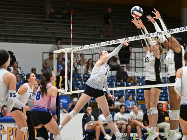 Lady Pioneers secure victory in intense five set battle 