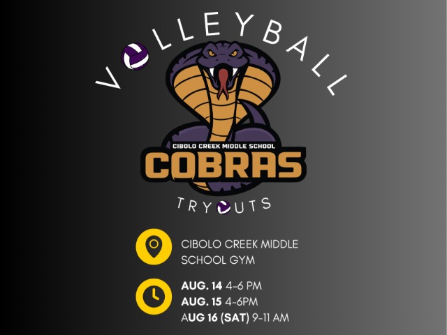 COBRA VOLLEYBALL TRYOUTS