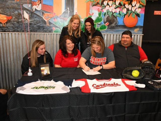 Cleburne softball standout signs with Trinity Valley CC