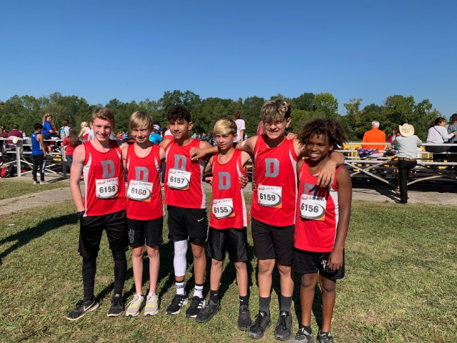 Junior High Boys earn 2nd in District - Zack Hoyt, Maddux Price, Aidan Estrada, Noah Arnold, Emilio Lopez, Kevie Davis-Dill, Teagan Ferguson not pictured