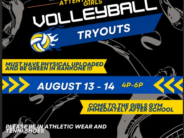 Girls Volleyball Tryouts
