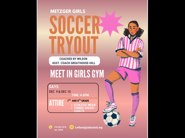 Girl Soccer Try Outs