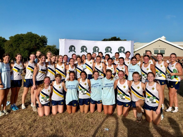 Lady Scots Cross Country Team Places 1st at the Waxahachie Woodhouse Invitational
