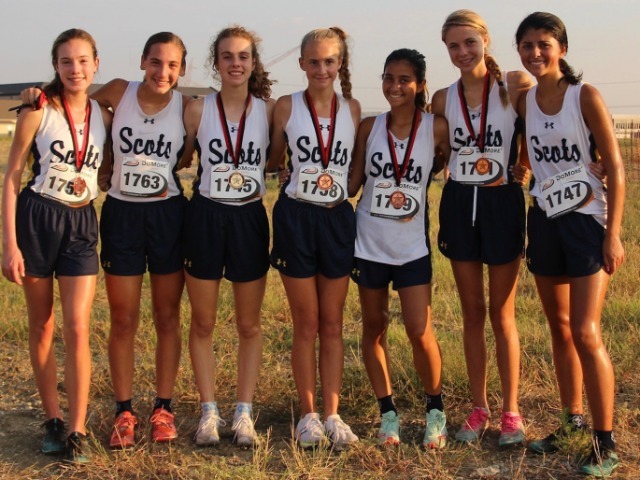 Lady Scots Cross Country Team Competes at the Coppell Invitational
