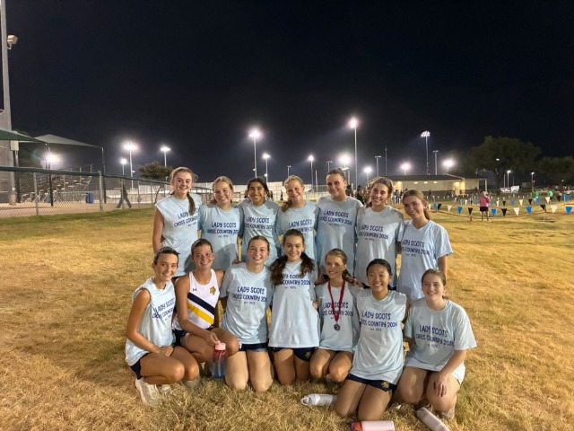Lady Scots Cross Country Team Competes Well at the Friday Night Hawk Invite