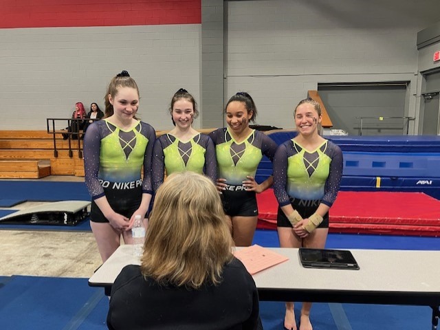 Gymnasts District Champions, Sartain Wins the All Around