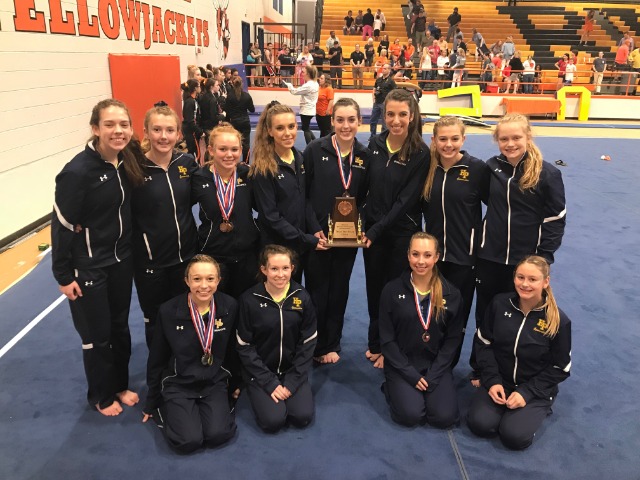 Lady Scots Gymnastics Place 3rd at Regionals and Advance to State