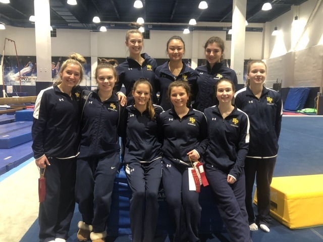 Gymnasts 2nd at Lakeview Invite