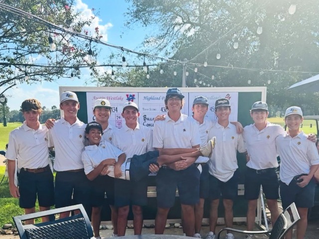 Boys Golf starts the season at the Texas 10man at Eagle's Bluff
