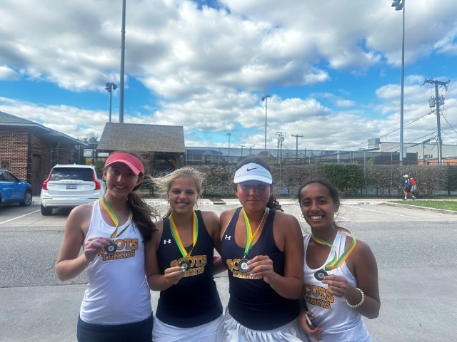Scots JV Tennis Team Competes in Frisco Tournament