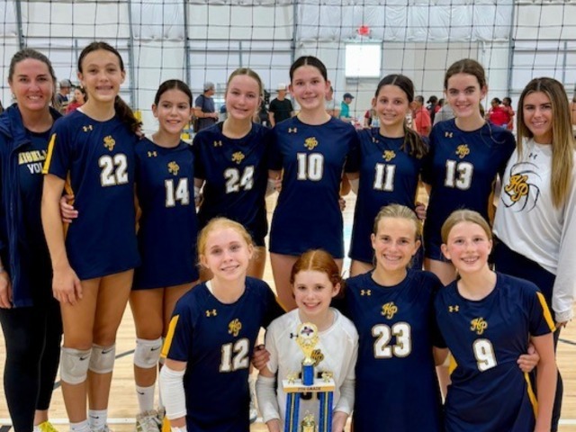 7th Grade A Volleyball Team Places 2nd at the Texas Classic Tournament