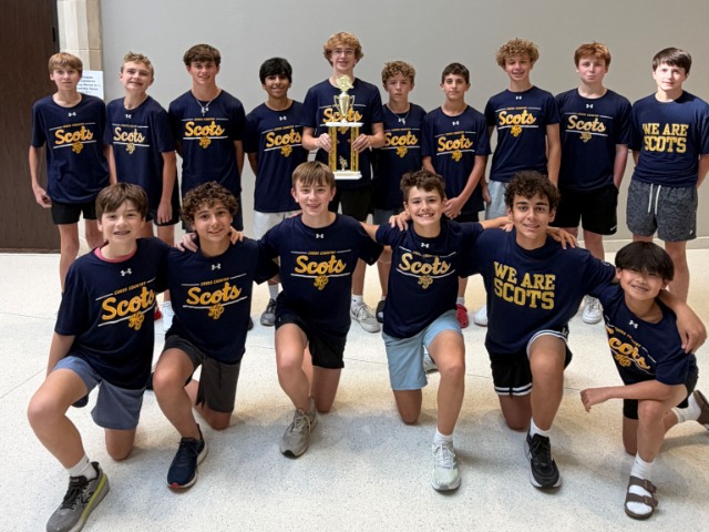 7th and 8th Grade Boys Cross Country Teams Win District Championship