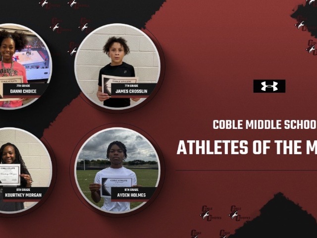 Coble Athletes of the Month-September