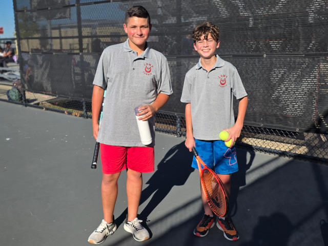 LBMS Tennis Defeats Vanguard College Preparatory School