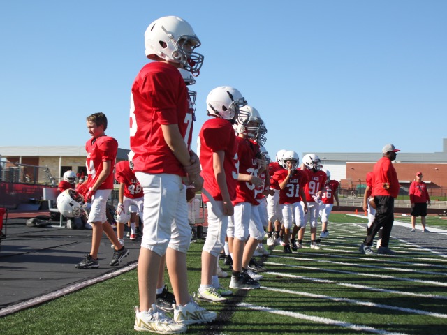LBMS 7th Grade Football Results vs Belton Middle School 