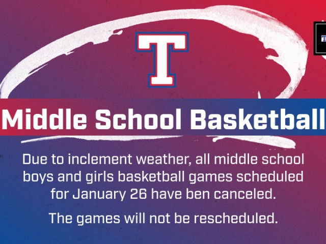 Inclement Weather Forces Cancellation of January 26 Basketball Games