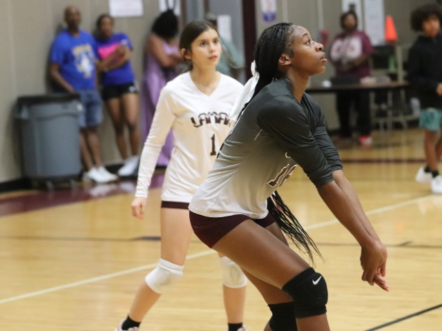 Lady Bearcat 8th Grade A volleyball results vs. Travis