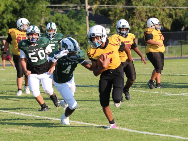 Bearcat 7th Grade A rolls past Bonham 34-12