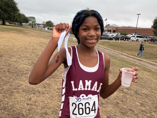 Staples Claims Top-10 Finish to Lead Lamar Lady Bearcats 7th grade at Summer Finale Meet